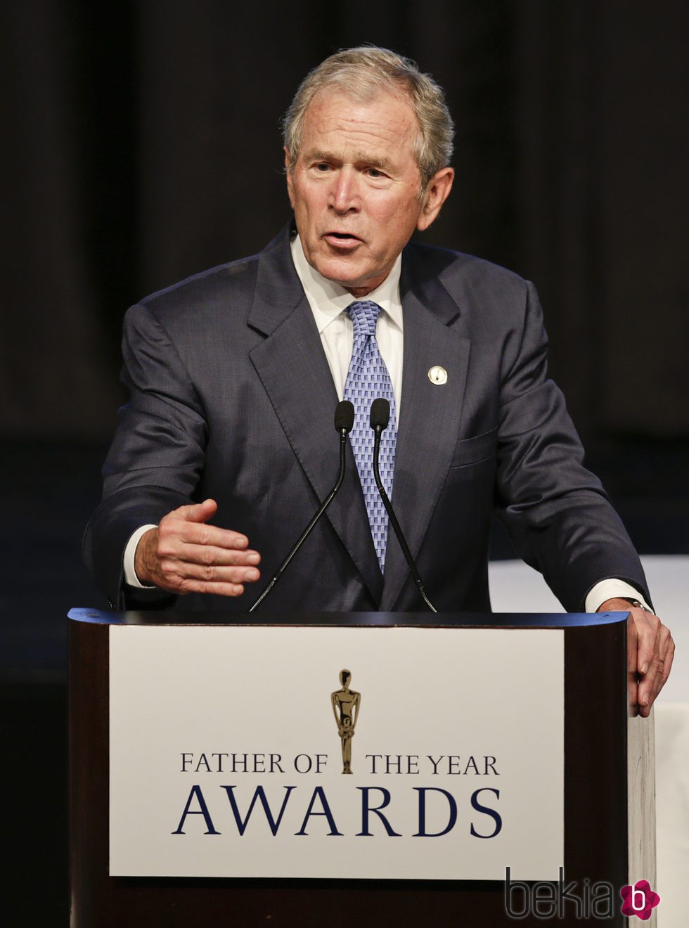 George W. Bush durante 74º edición de los premios anuales 'Father of the Year'