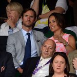 Pippa Middleton y su novio James Matthews en Wimbledon 2016