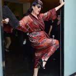 Rossy de Palma divirtiéndose en la Fashion Week de París 2016