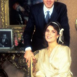 Carolina de Mónaco y Stefano Casiraghi en su boda