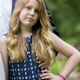 La princesa Alexia de Holanda en el posado de verano 2016