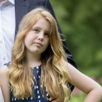 La princesa Alexia de Holanda en el posado de verano 2016