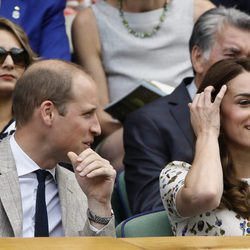 Los Duques de Cambridge en la final de Wimbledon 2016