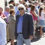 Caco Senante en el funeral de Víctor Barrio en Sepúlveda (Segovia)