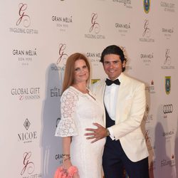 Olivia de Borbón y Julián Porras en la Global Gift Gala 2016 celebrada en Marbella