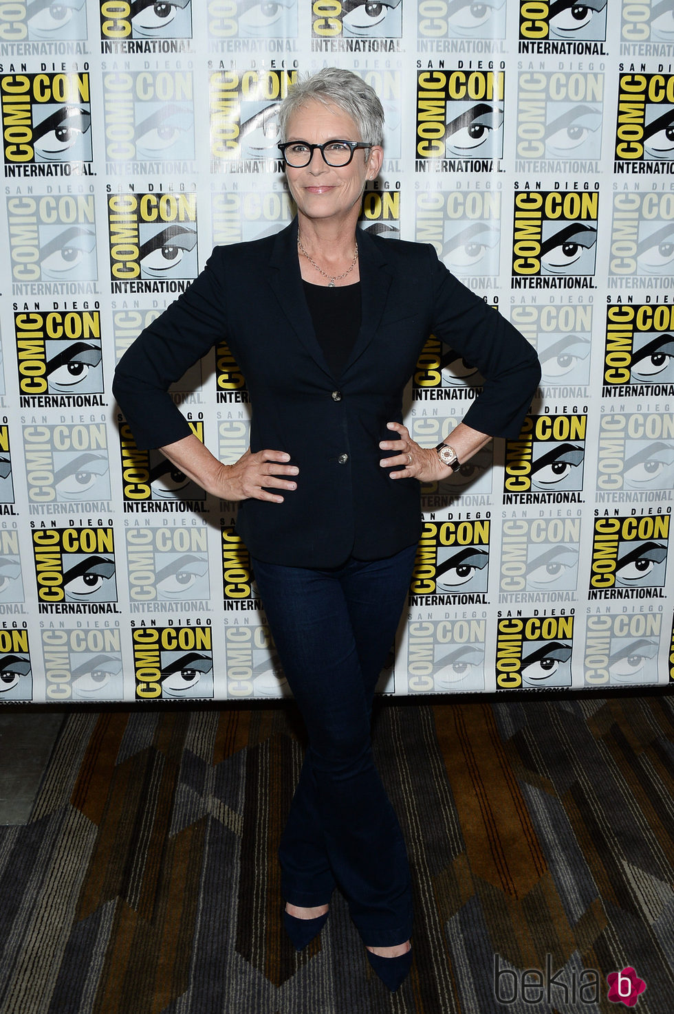 Jamie Lee Curtis en la presentación de la segunda temporada de 'Scream Queens' en la Comic-Con 2016
