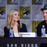 Candice King y Matt Davis en la Comic-Con de San Diego 2016