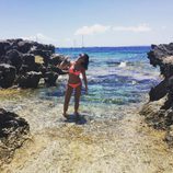 Ares Teixidó luciendo tipazo en bikini en Ibiza