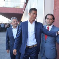 Cristiano Ronaldo inaugurando su hotel de lujo en Funchal
