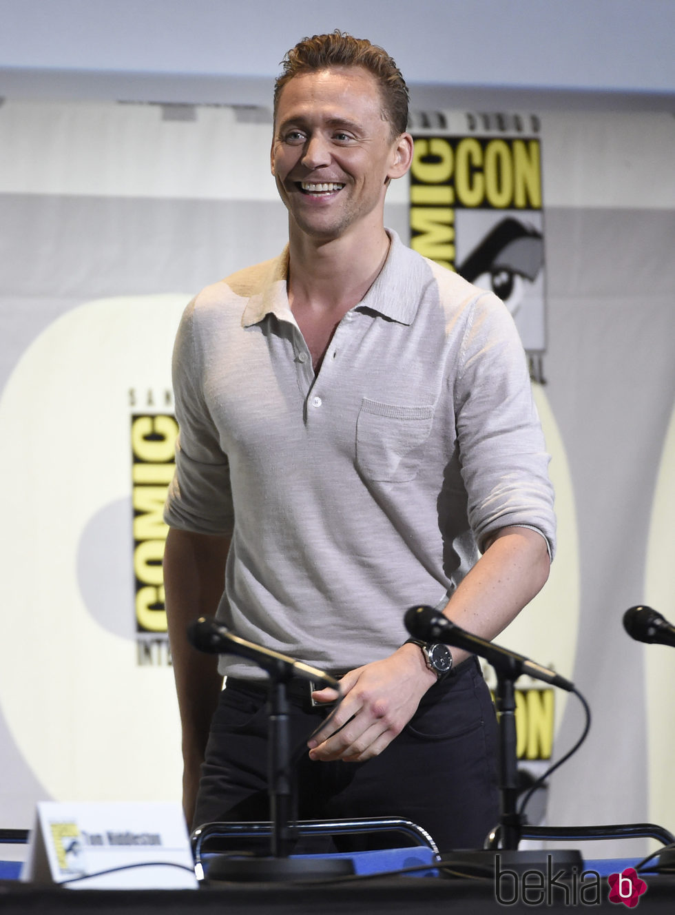 Tom Hiddleston en la Comic-Con de San Diego 2016