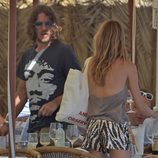 Carles Puyol y Vanesa Lorenzo durante sus vacaciones en Ibiza