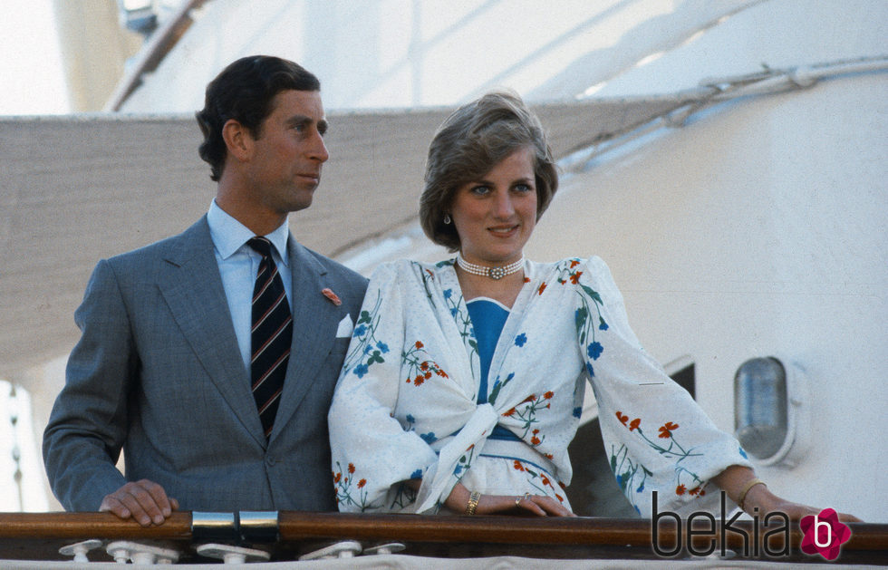 El Príncipe Carlos y Lady Di en su luna de miel