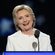 La candidata a la presidencia Hillary Clinton en una Convención Demócrata