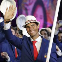 Rafa Nadal en la ceremonia de inauguración de los Juegos Olímpicos de Río 2016