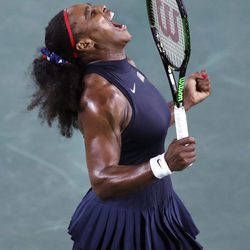 Serena Williams compitiendo en Río 2016