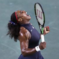 Serena Williams compitiendo en Río 2016