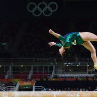 La gimnasta Alexa Moreno en los Juegos Olímpicos de Río 2016