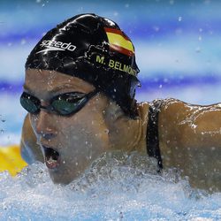 Mireia Belmonte en la carrera de 200 metros mariposa en Rio 2016