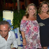 Terelu Campos y Carmen Borrego durante una fiesta en Marbella