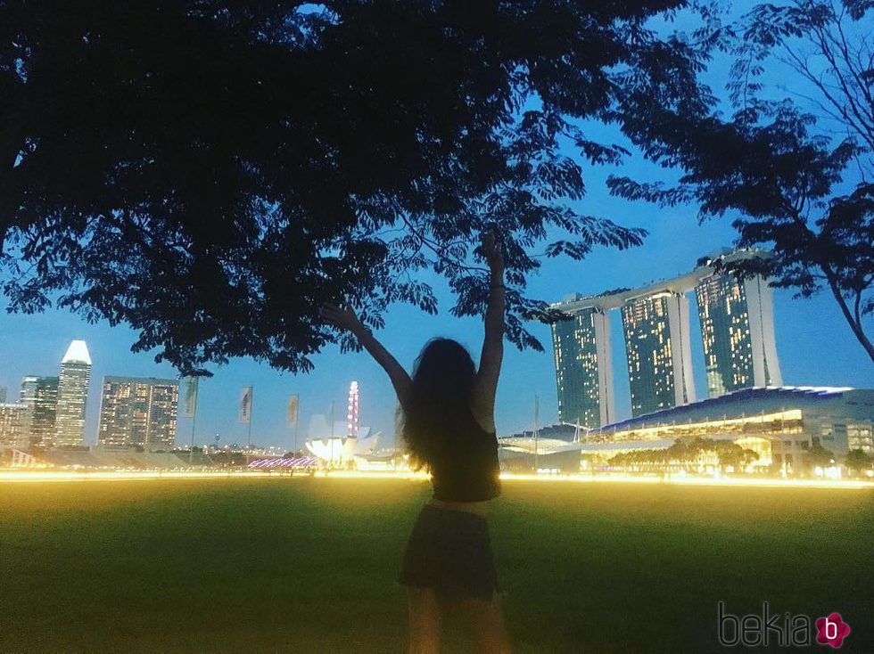 Cristina Pedroche de vacaciones por Singapur