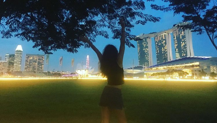 Cristina Pedroche de vacaciones por Singapur