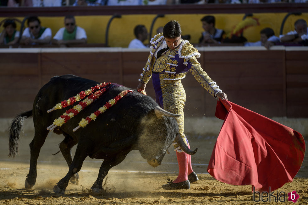 Francisco Rivera durante el festejo taurino con motivo de la Feria de San Lorenzo en Huesca