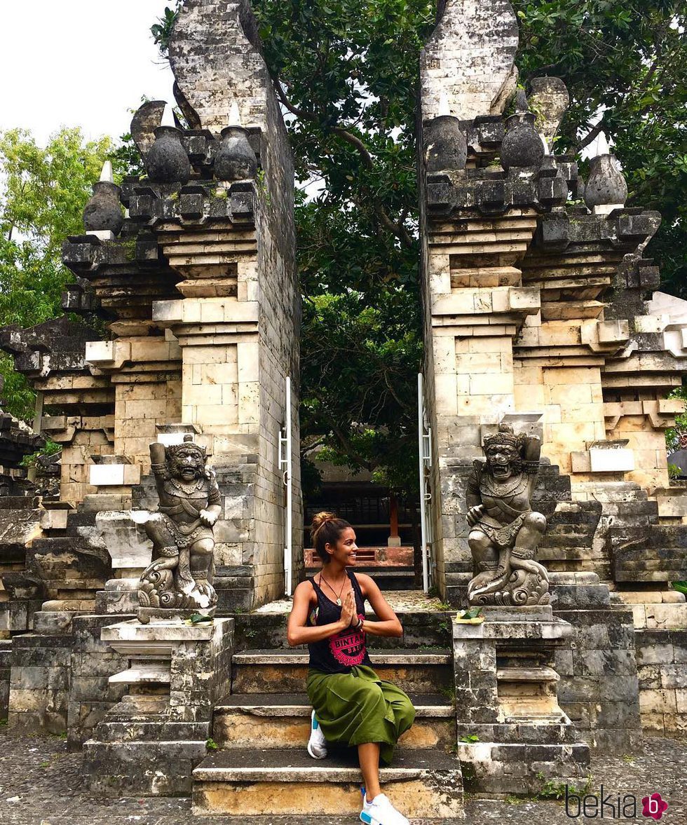 Lara Álvarez de vacaciones en Bali