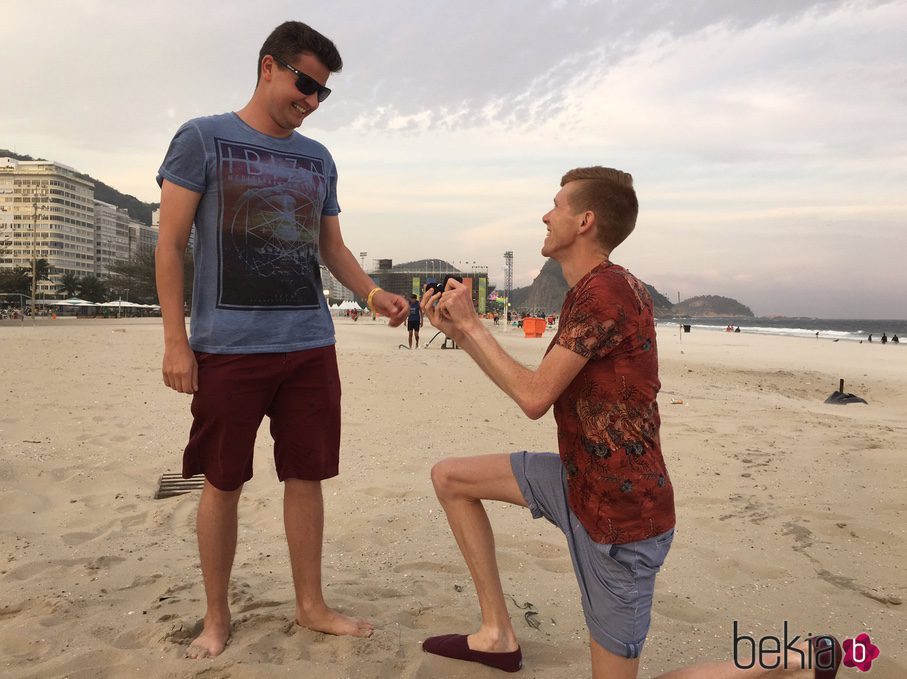Tom Bosworth pide matrimonio a su novio Harry Dineley durante los Juegos Olímpicos de Río 2016