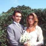 Estefanía de Mónaco y Daniel Ducruet el día de su boda