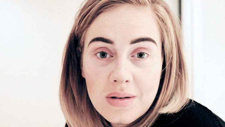 Adele sin maquillar