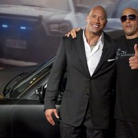 Dwayne Johnson y Vin Diesel en la Premiere de 'Fast & Furious 5'