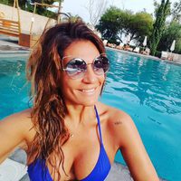 Raquel Bollo en una piscina