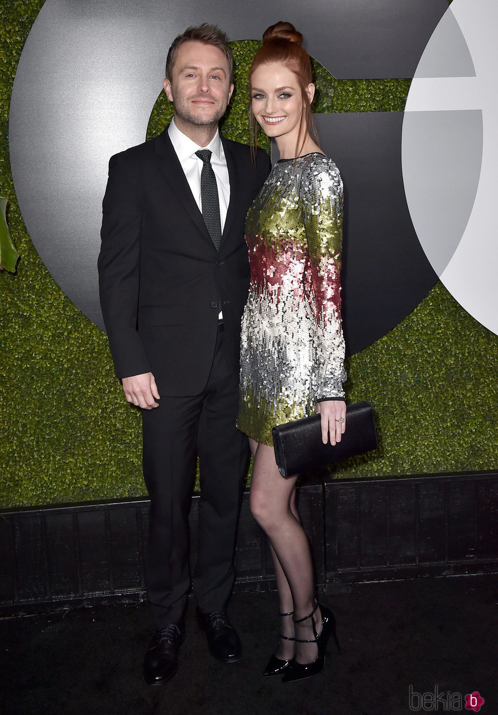 Lydia Hearst y Chris Hardwick  en la fiesta de los premios 'the GQ Men of the Year Party'