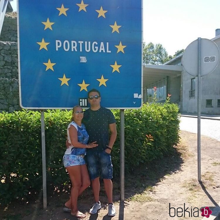 Belén Esteban con Miguel en Portugal