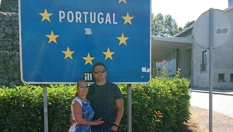 Belén Esteban con Miguel en Portugal
