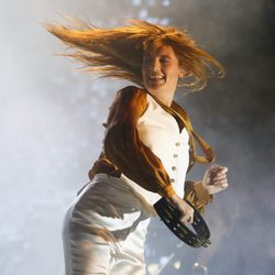 Florence Welch actuando en el festival Austin City Limits