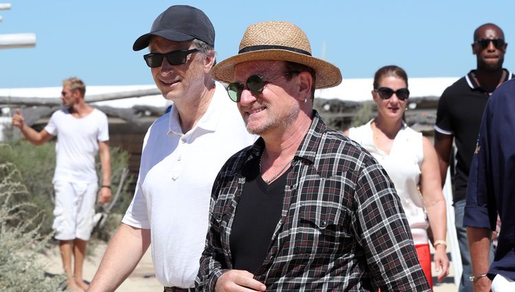 Bill Gates y Bono, vacaciones en Saint Tropez