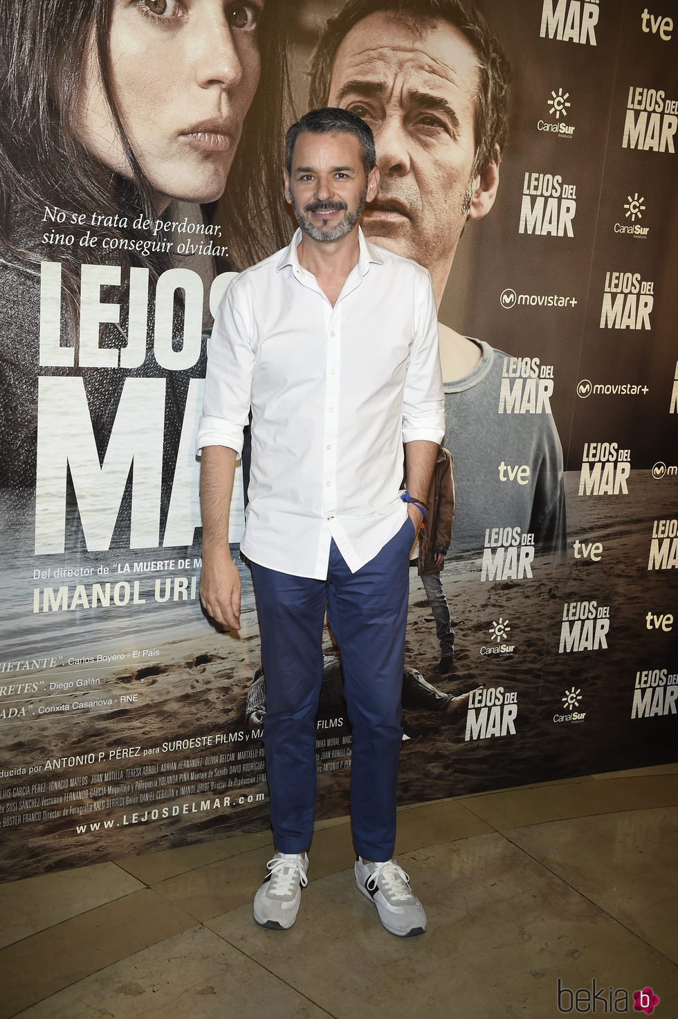 Jorge Lucas en el estreno de 'Lejos del mar'