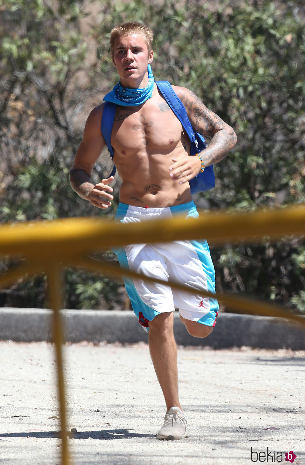 Justin Bieber corriendo