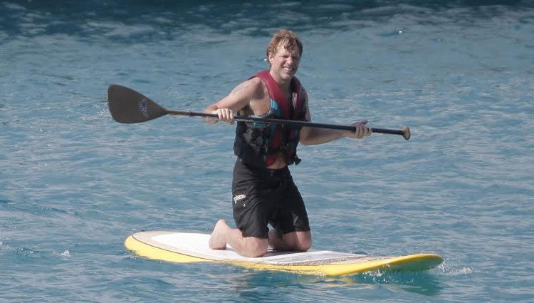 Jon Bon Jovi practicando Paddle Surf