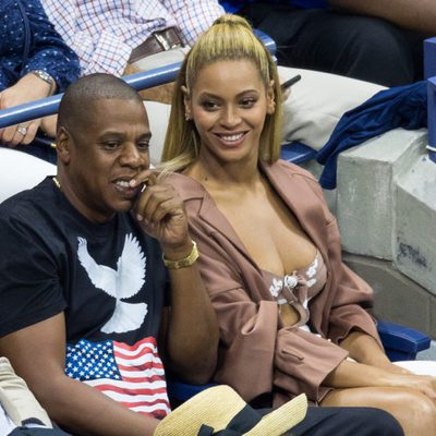 Beyoncé y Jay Z en el US Open de Nueva York en 2016