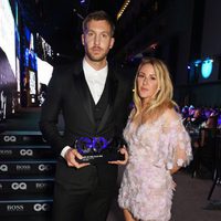 Calvin Harris y Ellie Goulding en los Premios GQ 2016 en Londres