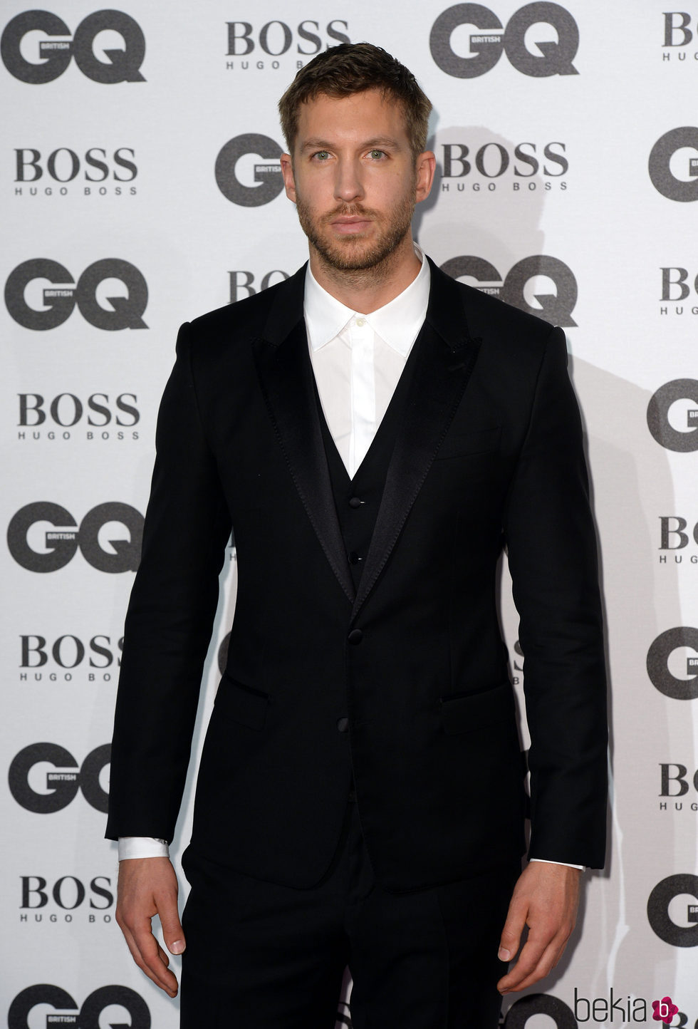 Calvin Harris en los Premios GQ 2016 en Londres