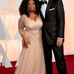 Oprah Winfrey y su pareja Stedman Graham