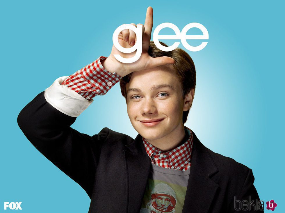 Chris Colfer en el papel de Kurt Hummel en 'Glee'