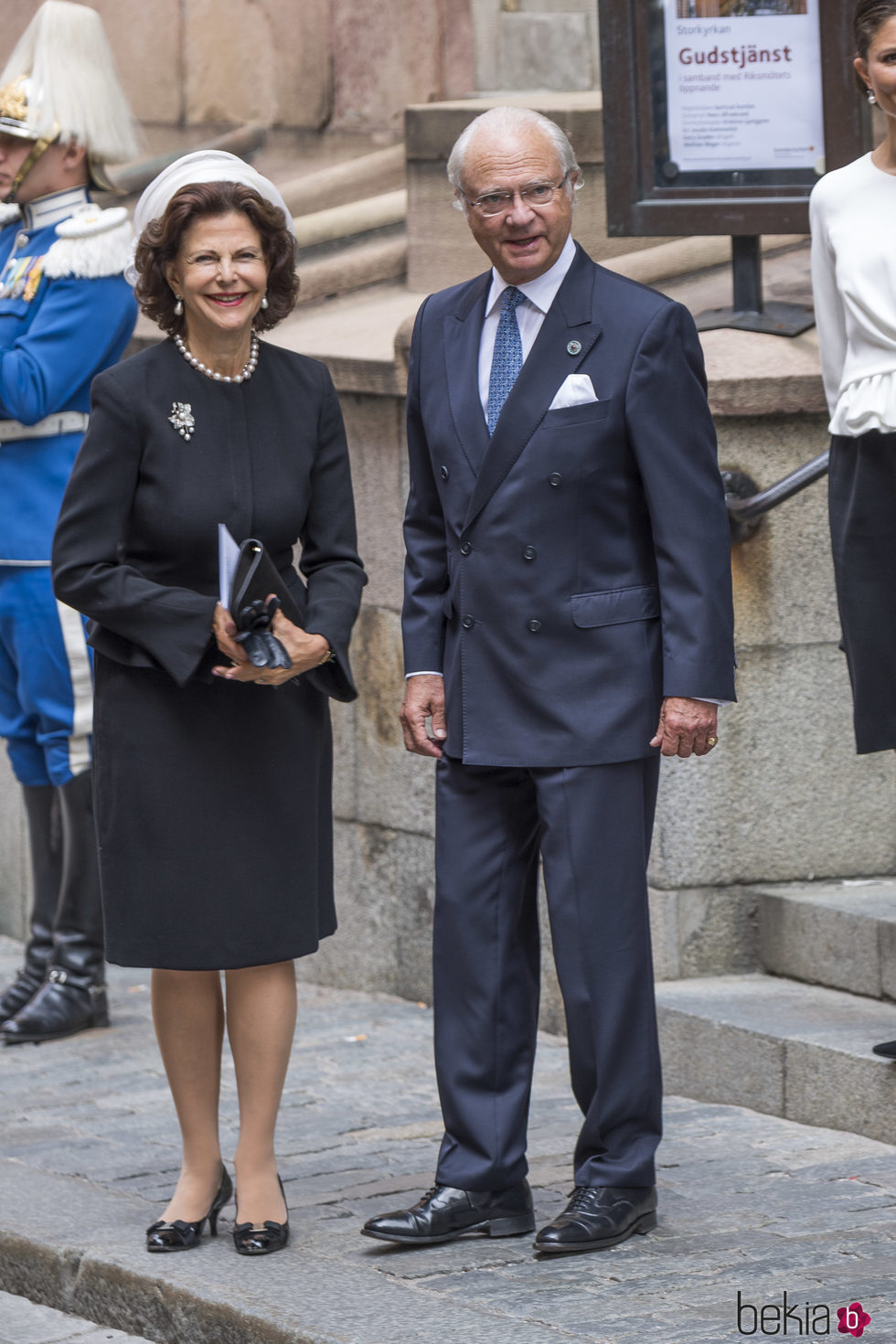 Los Reyes Carlos Gustavo y Silvia de Suecia en la Apertura del Parlamento 2016