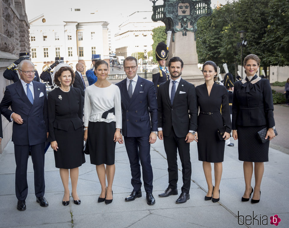 La Familia Real Sueca en la apertura del Parlamento 2016
