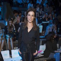 Raquel Sánchez Pérez en el desfile primavera/verano 2017 de IonFiz en Madrid Fashion Week