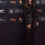 Bárbara Goenaga en la alfombra roja de la gala inaugural del Festival de Cine de San Sebastián 2016