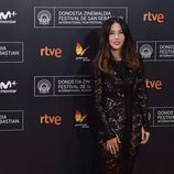 Bárbara Goenaga en la alfombra roja de la gala inaugural del Festival de Cine de San Sebastián 2016